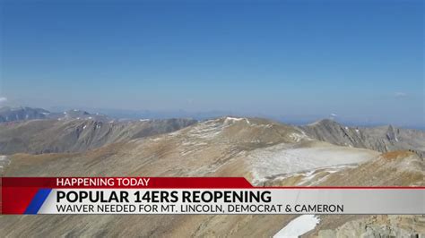 After 4 months, Mount Lincoln and Mount Democrat reopen Friday 